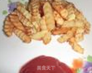 薯条的做法步骤:9