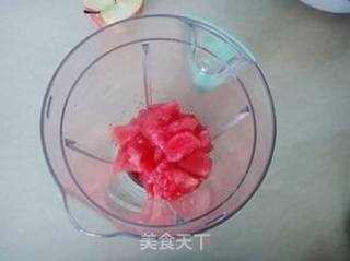 苹果西瓜汁的做法步骤:4