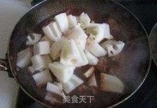 鸭腿焖藕的做法步骤:7