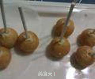 巧克力蛋糕棒棒糖的做法步骤:3