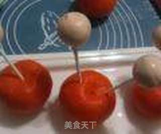 巧克力蛋糕棒棒糖的做法步骤:5