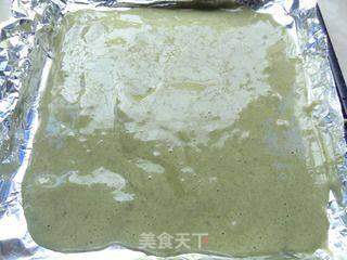 缎带抹茶慕斯生日蛋糕的做法步骤:14