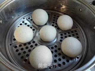 黑白豆浆馒头的做法步骤:6