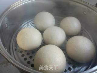 黑白豆浆馒头的做法步骤:7