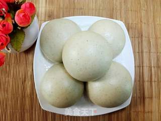 黑白豆浆馒头的做法步骤:8