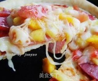 清新水果披萨的做法步骤:23