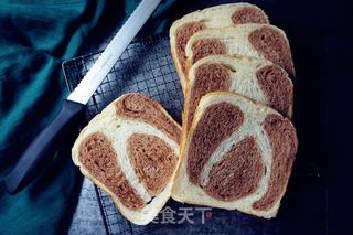 面包机版双味吐司的做法步骤:17
