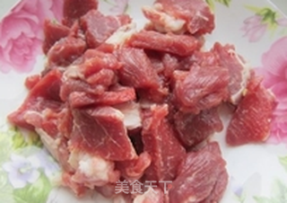干煸馕炒肉的做法步骤：2