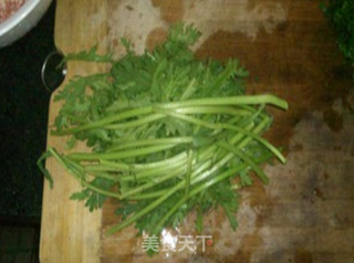 茼蒿猪肉馄饨的做法步骤:3