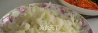 红椒拌菜花的做法步骤：3