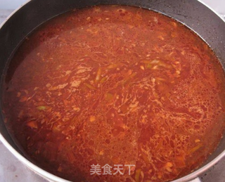 韩式辣酱汤鲜鱼火锅的做法步骤:11
