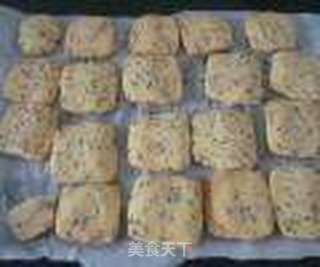 黑芝麻饼干的做法步骤:13