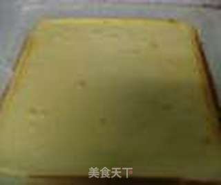 有水果的蛋糕【橙子蛋糕卷】的做法步骤:7