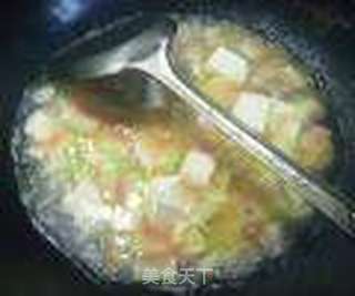 肉末西瓜皮豆腐羹的做法步骤:7