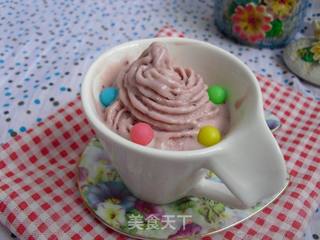 草莓酱冰淇的做法步骤:7