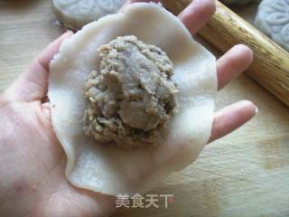 绿豆冰皮月饼的做法步骤:11