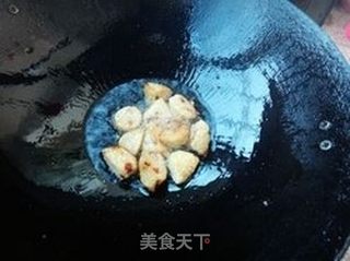 粽子烧茭白的做法步骤:3