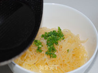 凉拌金瓜丝的做法步骤:6