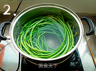 【玩转厨房】家庭自制干豆角的做法步骤:2