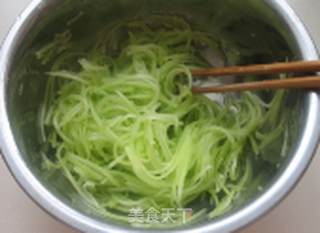 凉拌笋丝的做法步骤:4