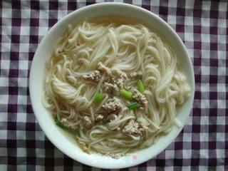 小时候的味道--瘦肉汤面的做法步骤:8