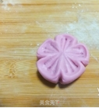 梅花糯米团的做法步骤:9
