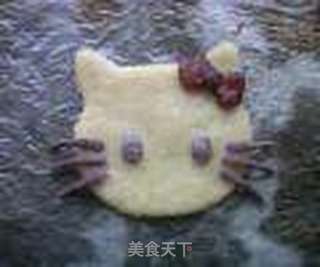 hello kitty 情侣饼干的做法步骤:7