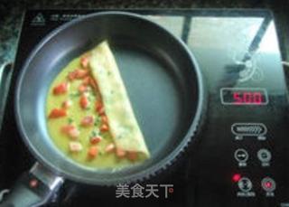 【草莓鸡蛋饼】--- 春季里甜蜜蜜的早餐饼的做法步骤:8