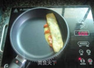 【草莓鸡蛋饼】--- 春季里甜蜜蜜的早餐饼的做法步骤:9