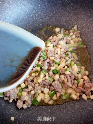 鲜肉杏鲍菇炸酱的做法步骤:5