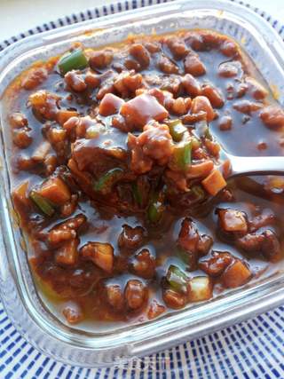鲜肉杏鲍菇炸酱的做法步骤:9