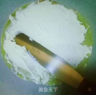 抹茶千层的做法步骤:11
