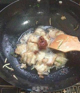 回锅肉的做法步骤:5