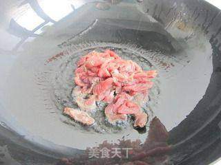 杏鲍菇炒烤肉的做法步骤:4