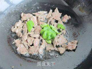 杏鲍菇炒烤肉的做法步骤:5