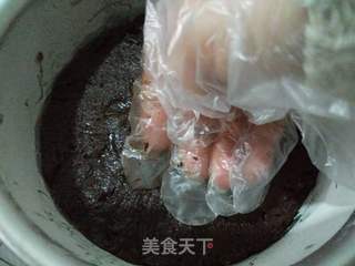 布朗尼抹茶芝士蛋糕的做法步骤:6