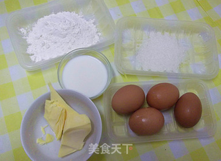 焦糖菠萝翻转蛋糕的做法步骤:2