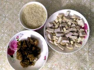 香芋饭的做法步骤：1