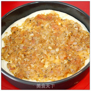 我为披萨狂-----双椒培根披萨的做法步骤:10