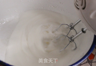 蜜红豆蛋白蛋糕的做法步骤:5