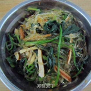 【凉拌菠菜】---清新小凉菜的做法步骤:8