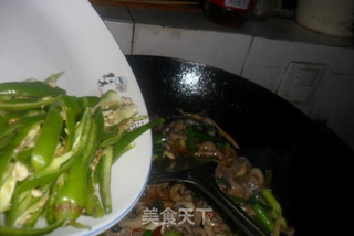 蒜苗辣椒炒鸭丝的做法步骤:9