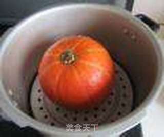 南瓜蒸排骨的做法步骤:7