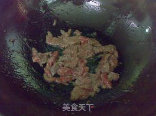 蒜苔炒牛肉的做法步骤：5