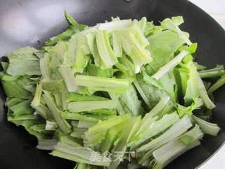 蚝油油麦菜的做法步骤:2