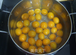 自制金桔蜜饯的做法步骤:4