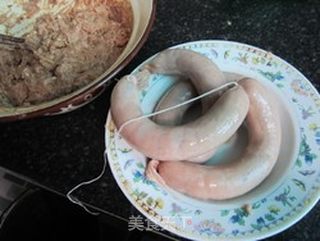 风干鱼肉香肠的做法步骤:8