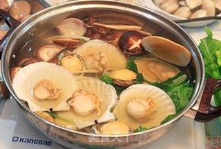 鲜贝火锅的做法步骤:12