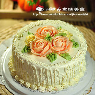 送给母亲的【生日蛋糕】的做法步骤:6