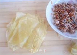 腐皮鲜虾石榴包的做法步骤:10